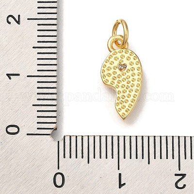 Стойки обшивки латунь микро проложить Циркон подвеску KK-I720-71G-02A-1