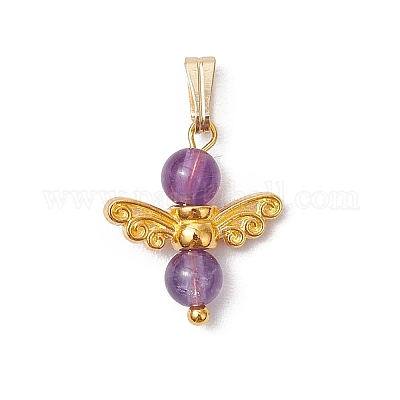 10 шт. подвески из бисера из натуральных и синтетических смешанных драгоценных камней в 10 стилях PALLOY-JF03634-1