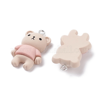 Подвески из непрозрачной смолы RESI-F030-04-1