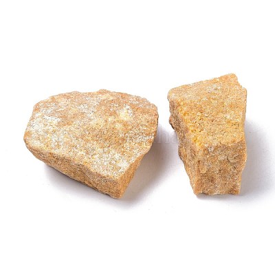 Грубые необработанные натуральные желтые бусины из авантюрина G-C231-08-1