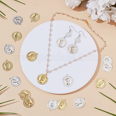 2 пакет 2 цвета железные подвески&nbsp;IFIN-AR0001-44-1