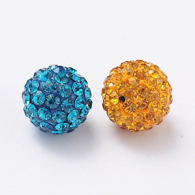 Бусины с класс А стразами RB-B026-30-1