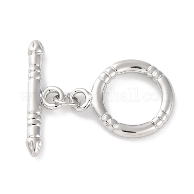 Покрытие стойки экологически чистые латунные застежки-тоглы KK-S403-16P-1