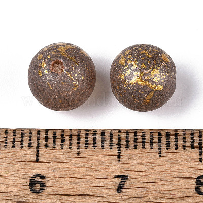 Выпечка окрашенные стеклянные бусины DGLA-N014-8mm-01D-1