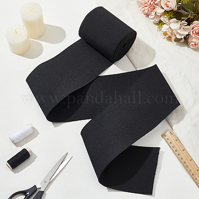 Плоская эластичная широкая лента из полиэстера длиной 4 м для шитья одежды. OCOR-WH0090-053A-1