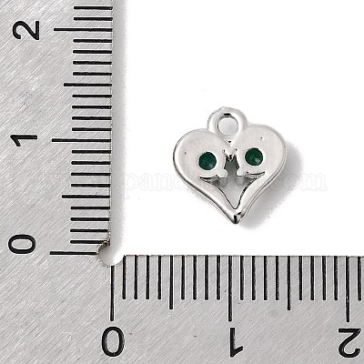 Латунные микро проложить кубического циркония подвески KK-L258-11P-02-1