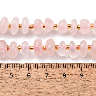 Природного розового кварца нитей бисера G-RM250109-A17-1