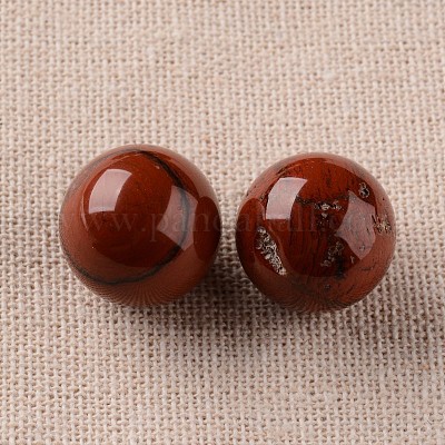 Натуральная красная яшма круглый шарик G-I174-16mm-05-1