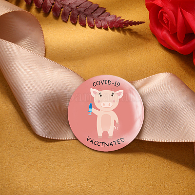 Брошь из белой жести JEWB-WH0012-030-1