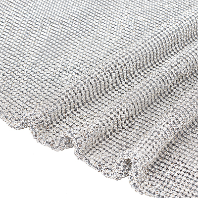 Алюминиевый рулон сетки со стразами FIND-WH0421-128S-1