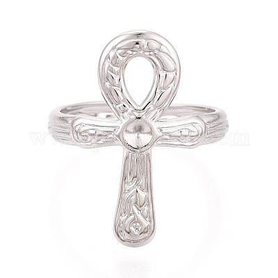 Компоненты кольца-манжеты из нержавеющей стали 304 с крестом анкх STAS-N108-60P-1