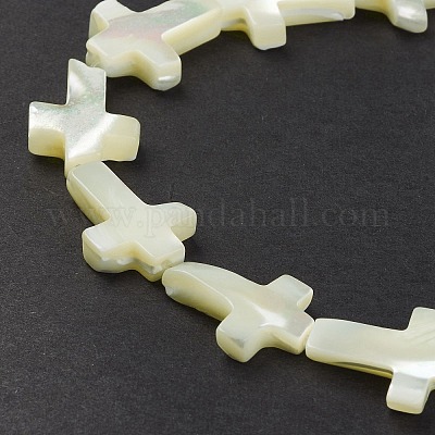 Нити бусин из натуральных трохоидных/трохус ракушек SSHEL-K027-06-1