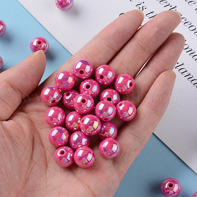 Непрозрачные акриловые бусины X-MACR-S370-D12mm-A13-1