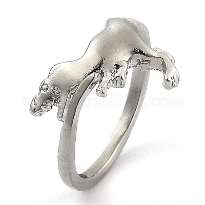 Латунь манжеты кольца RJEW-I076-02P-1