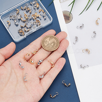 48 шт. 8 стиля латунных бусин KK-BC0012-08-1