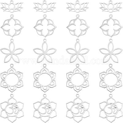 Подвески из нержавеющей стали в стиле 20шт. STAS-UN0031-28-1