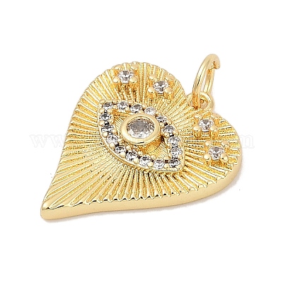 Латунные микро проложить кубического циркония подвески KK-U058-58B-G-1