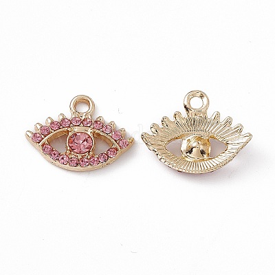 Подвески из сплава и страза PALLOY-P287-06G-03-1