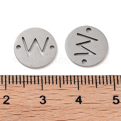 Не тускнеющие полые плоские круглые звенья из нержавеющей стали 201 FIND-R149-03W-P-1