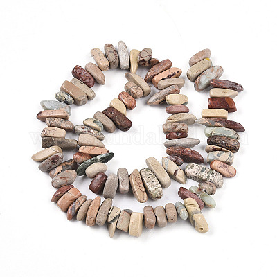 Натуральные бусины из аква терра яшмы G-T140-64-1