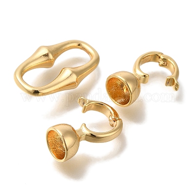 Латунь раз по сравнению с застежками KK-K389-118G-1