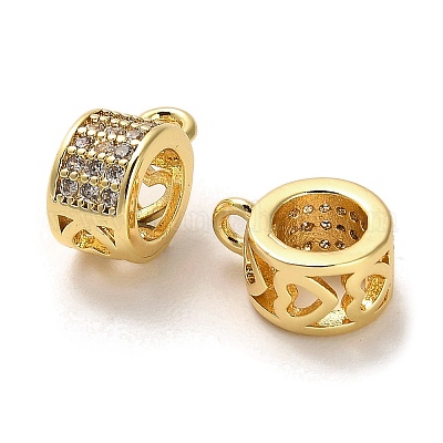 Латунные поручни из кубического циркония с микропаве ZIRC-P112-03G-1