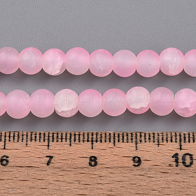 Стеклянные бусины кракле X1-GLAA-N009-6mm-02-1