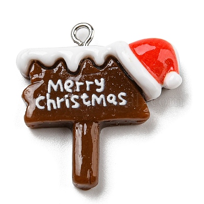 Подвески из непрозрачной смолы CRES-D010-02F-1