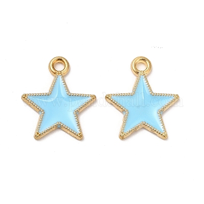 Подвески из эмали и сплава ENAM-C005-01G-02-1