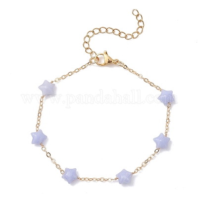 Браслеты из натуральных смешанных драгоценных камней с бусинами BJEW-JB12851-1