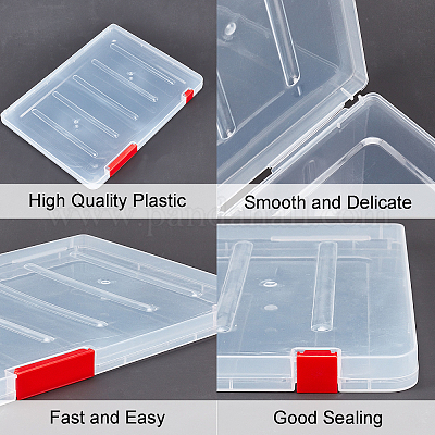 Wholesale PandaHall 3 Pack Plastic Organizer Box 