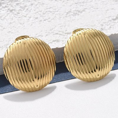 Серьги-гвоздики из нержавеющей стали 304 EJEW-L296-013G-02-1