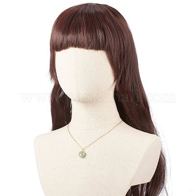 Драгоценный камень сердце кулон ожерелья NJEW-JN03896-1