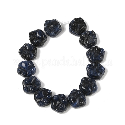 Природный содалит бисер нитей G-M108-A01-01-1