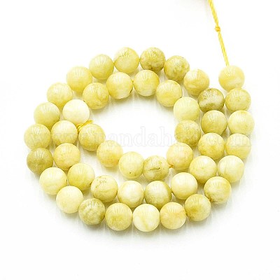 Природного кварца нитей бисера G-N355-8mm-40-1