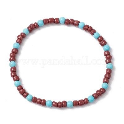 2 шт. 2 стиля браслеты из натурального магнезита BJEW-JB11833-1