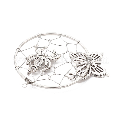 Подвески из цинкового сплава в тибетском стиле на Хэллоуин PALLOY-JF02652-1