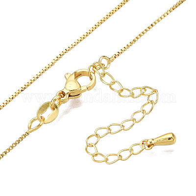 Ожерелья-цепочки из латуни для женщин NJEW-G084-12LG-1