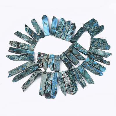 Натуральные имперские нитки из яшмы G-S355-14-1