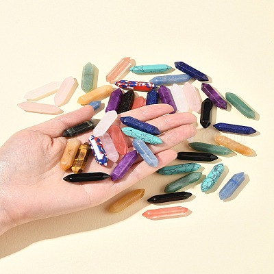 5 шт окрашенных синтетических бирюзовых лечебных камней G-FS0005-83G-1