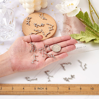 Сплав цинка со стеклянными стразами ювелирные изделия подвески аксессуары FIND-FW0001-04-1