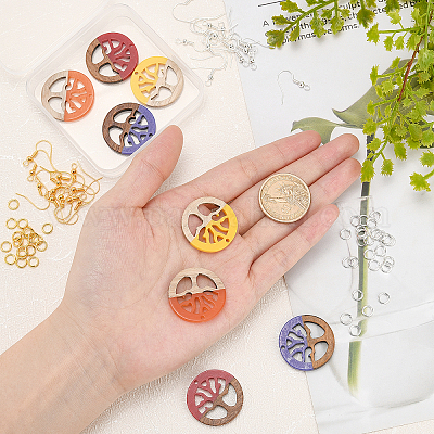 Наборы для изготовления сережек с подвесками своими руками DIY-OC0005-12-1