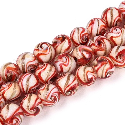 Бусины ручной работы бусины золотого песка LAMP-T024-11F-1