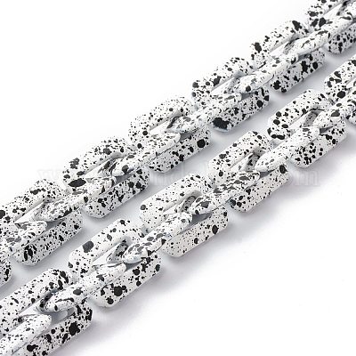 Catene a maglie Boston in plastica ccb verniciate a spruzzo&nbsp;AJEW-JB01047-02-1