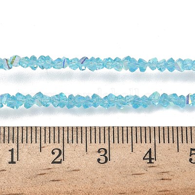 Гальванизируйте прозрачное стекло бисер нитей EGLA-P061-04C-AB20-1