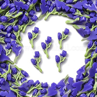 Светящиеся и двухцветные смоляные декодированные кабошоны RESI-Z032-02B-1