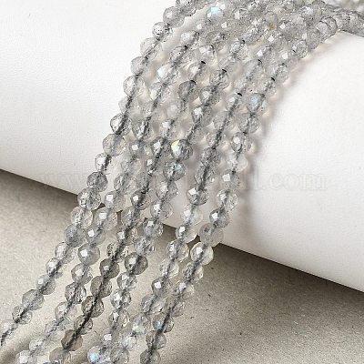 Природные лабрадорита бисер нитей&nbsp;G-H336-A08-02-1