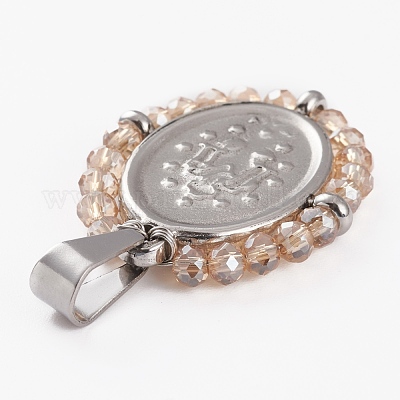 Подвески из хирургической нержавеющей стали 316 STAS-H141-A-P-1