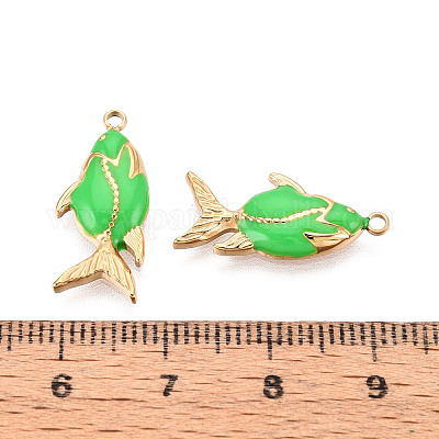 Подвески из нержавеющей стали 304 с эмалью STAS-T068-08C-1