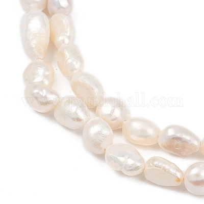 Нити из натурального культивированного пресноводного жемчуга PEAR-P064-20H-01A-1